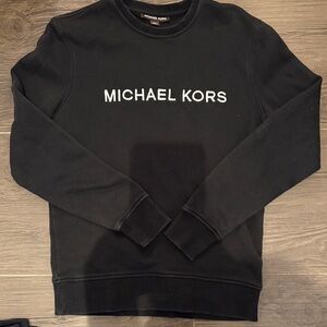 Michael Kors Black Logo Crewneck Sweater
